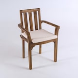 thumbnail of Pack 6 cojines para sillas de jardín color beige, Tamaño 44x44x5 cm, Repelente al agua, Desenfundable