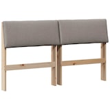 thumbnail of vidaXL Gepolstertes Kopfteil Taupe 150 cm Massives Kiefernholz
