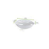 thumbnail of FHC - 100Pcs - Couvercle BioNchic dôme transparent en plastique PET - 275x160x45mm