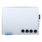 thumbnail of Whiteboard Magnettafel Memoboard 40 x 30cm inkl. 4 Magnete weiß mit Alurahmen