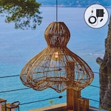 thumbnail of Lumisky Suspension solaire bohème RONDA SOLAR H60cm Rotin Beige
