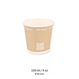 thumbnail of Espressobecher aus Pappe 20x50 Stück 100 ml Ø 6,2 cm vollständig recyclebar