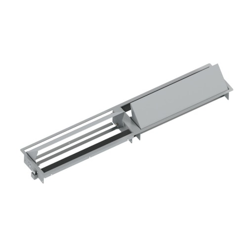 Bachmann CONI DUO Einbaurahmen lang, 2x 6-fach (911.025) silber