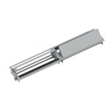 thumbnail of Bachmann CONI DUO Einbaurahmen lang, 2x 6-fach (911.025) silber