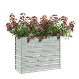 thumbnail of vidaXL Garten-Hochbeet 100x40x77 cm Verzinkter Stahl Silber