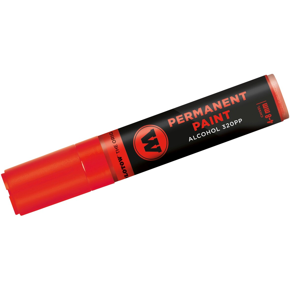 Marker 320PP nachfüllbar 4-8mm verkehrsrot Packung mit 3 Stück