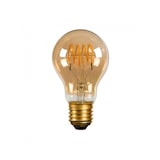 thumbnail of Lâmpada LED decorativa A60 WATT - Filamento torcido - Âmbar - E27 - ø 6 x A 10,6 cm - Bistromania