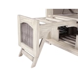 thumbnail of Strandkorb - bene living - Ammersee Mahagoni Bullauge washed grey - PE Koboo grey - Modell 545