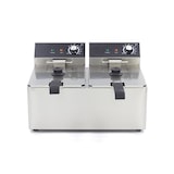 thumbnail of Friteuse - 2 x 8 L - 2 manden - tot 2,8 kg friet