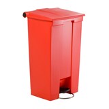 thumbnail of Rubbermaid Robuster Pedaleimer | 87 Liter, HxBxT 82,6x41x50,2cm | Aus HACCP konformen Polyethylen | Rot von PROREGAL