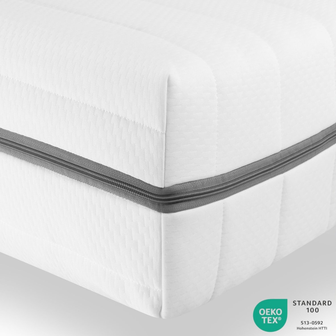 Matras 80x190, 18cm hoog, ERGONOMISCH MATRAS H2 H3, 7 zones koudschuimmatras