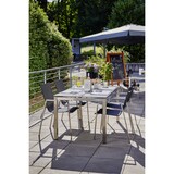 thumbnail of METRO Professional Mesa de comedor, acero inoxidable/vidrio cerámico, 160 x 90 x 74 cm, rectangular, gris/negro