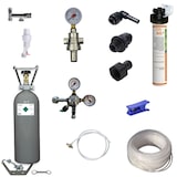 thumbnail of Anschlußpaket Sprudel Tafelwassergerät Aktivkohle Filter 2Kg CO2 Auftisch Anlage