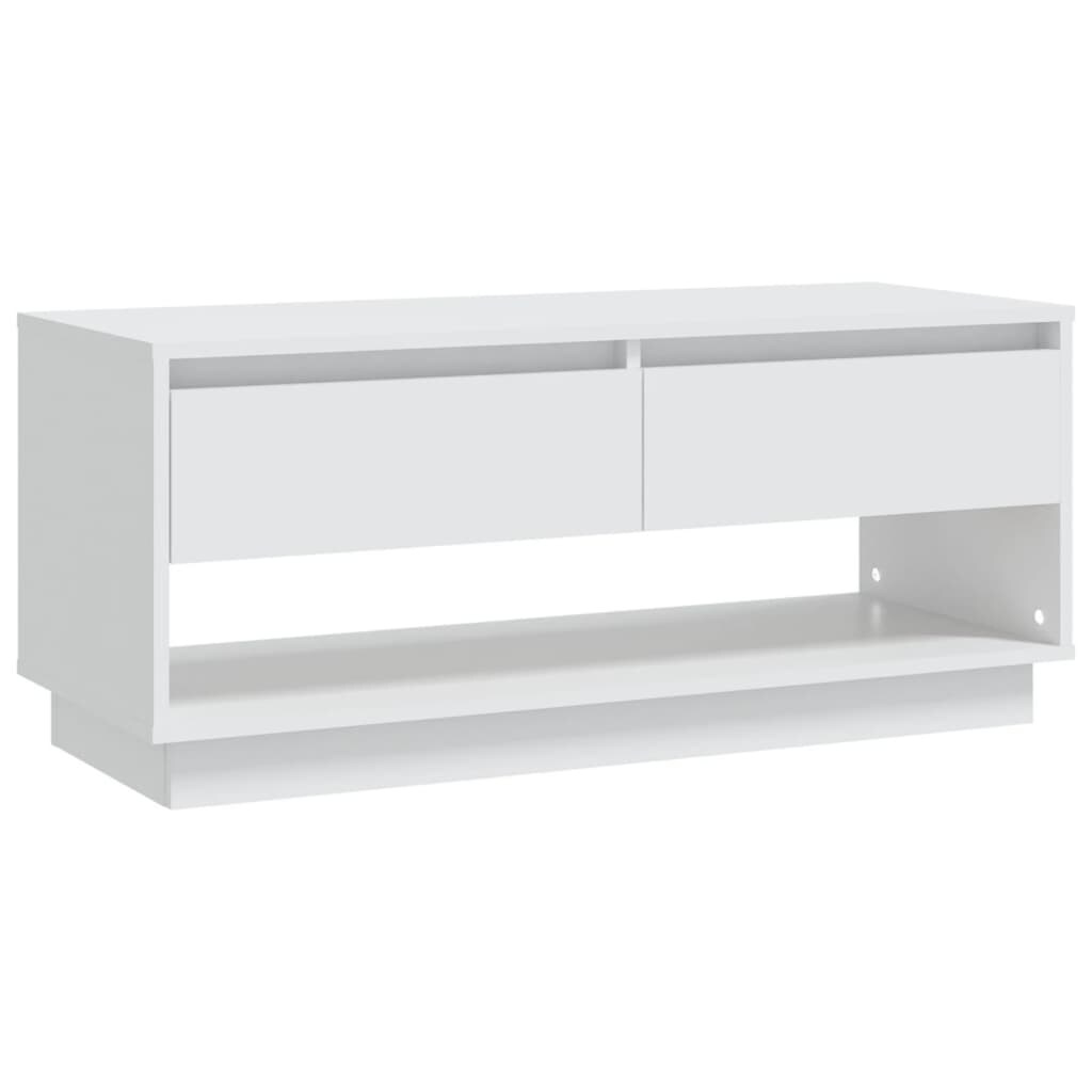 vidaXL TV-Schrank Weiß 102x41x44 cm Holzwerkstoff