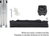 thumbnail of Tenda Pavilhão Dobrável Profissional 4x4m | Alumínio Hexagonal 50x50x2 mm | Teto PVC 520g/m² Reação ao Fogo M2 | Branco