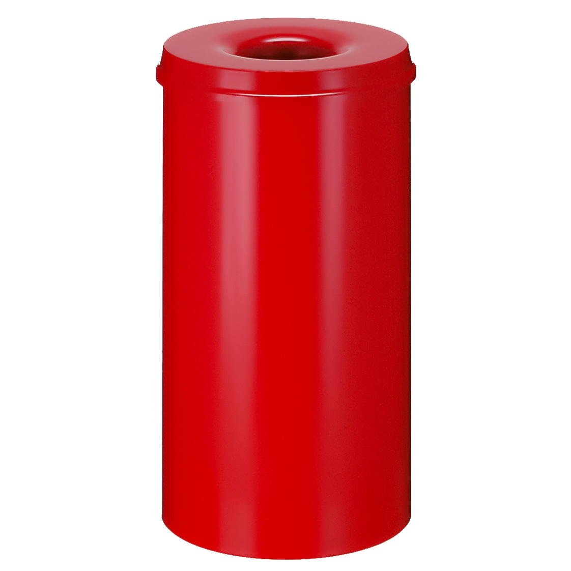 V-part Vlamdovende papierbak 50 ltr - rood