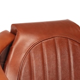 thumbnail of vidaXL Fauteuil luchtvaartstijl echt leer bruin