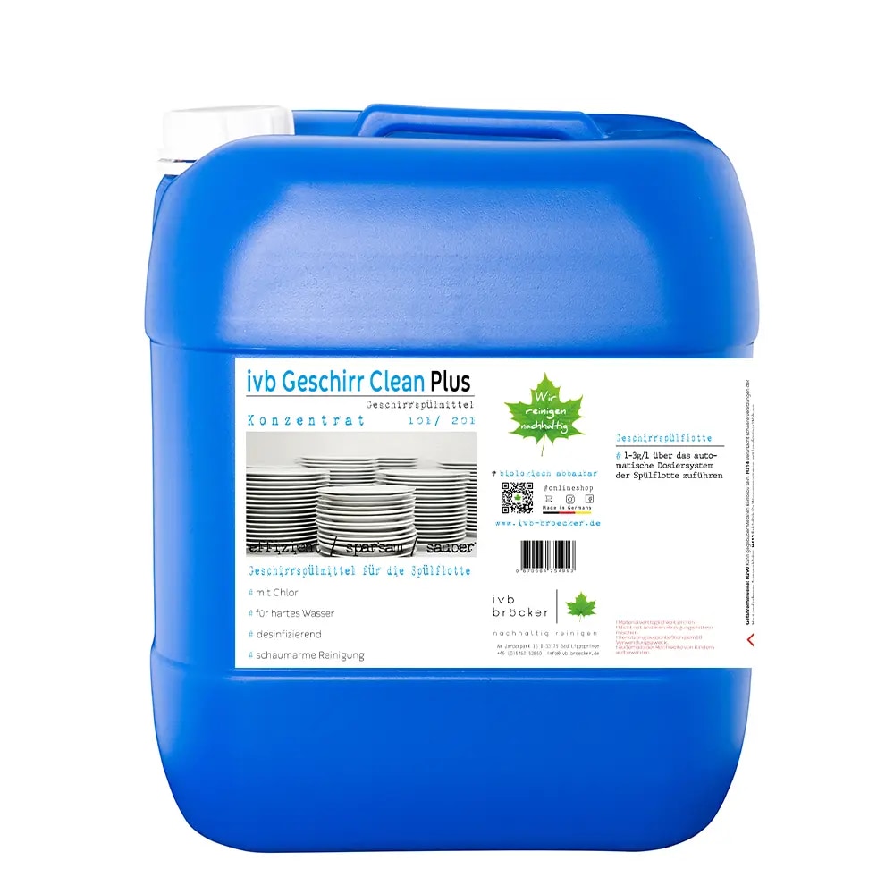 Geschirr Clean Plus 10l, Geschirrspülmittel für hartes Wasser