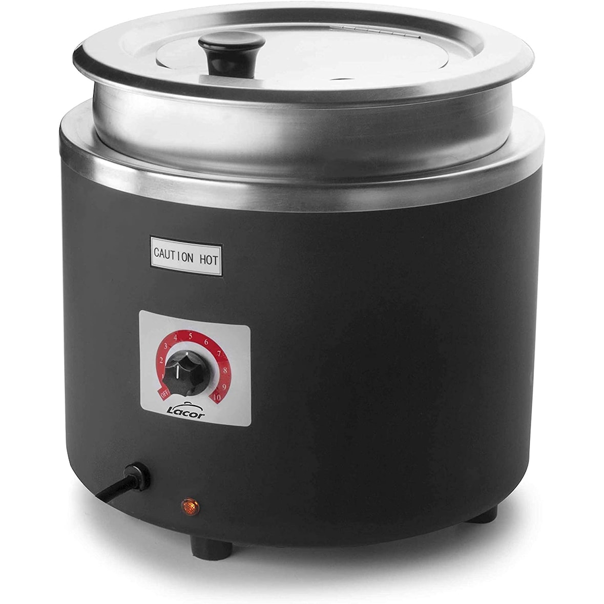 LACOR 69267-Elektrische soepverwarmer, roestvrij, 800 W, 18/10 staal