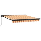 thumbnail of vidaXL Markise Einziehbar Gelb und Weiß 3x2,5 m Stoff und Aluminium