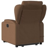 thumbnail of vidaXL Massagesessel mit Aufstehhilfe Braun Stoff