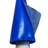 thumbnail of Au 20 metres Nappe PVC vinyle toile ciree unie BLEU table restaurant guinguette largeur 140 cm