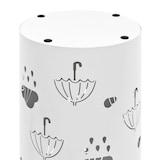 thumbnail of vidaXL Regenschirmständer Regenschirm-Motiv Stahl Weiß