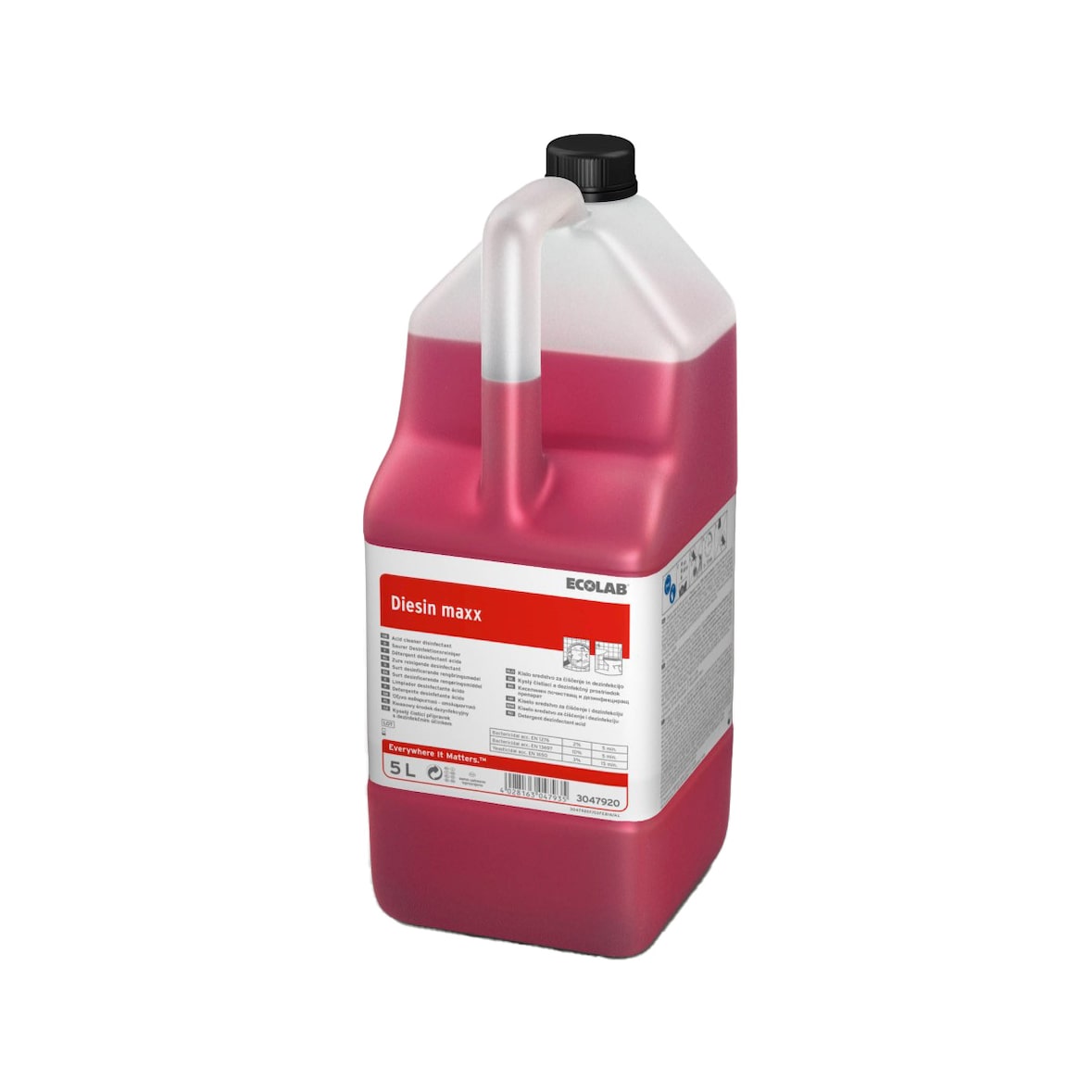 Détergent désinfectant et détartrant professionnel - DIESIN MAXX Bidon 5L - ECOLAB