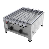 thumbnail of Schaschlikgrill Kebabgrill 2-flammig mit Spieß Aufsatz im Mangal Style 7,3kW