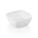 thumbnail of 18x Eckige Schale 75 ml weiß, Porzellan Schüssel 15 x 15 x 7 cm