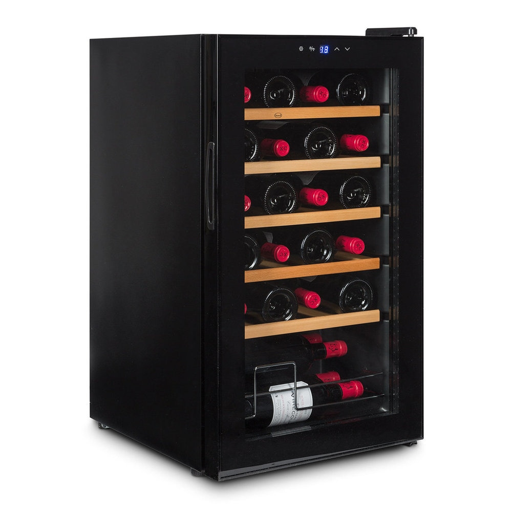 Vinoteca Vinobox 24 Pro 24 botellas, de 5 °C a 18 °C, 85 W, 5 baldas de madera extraíble