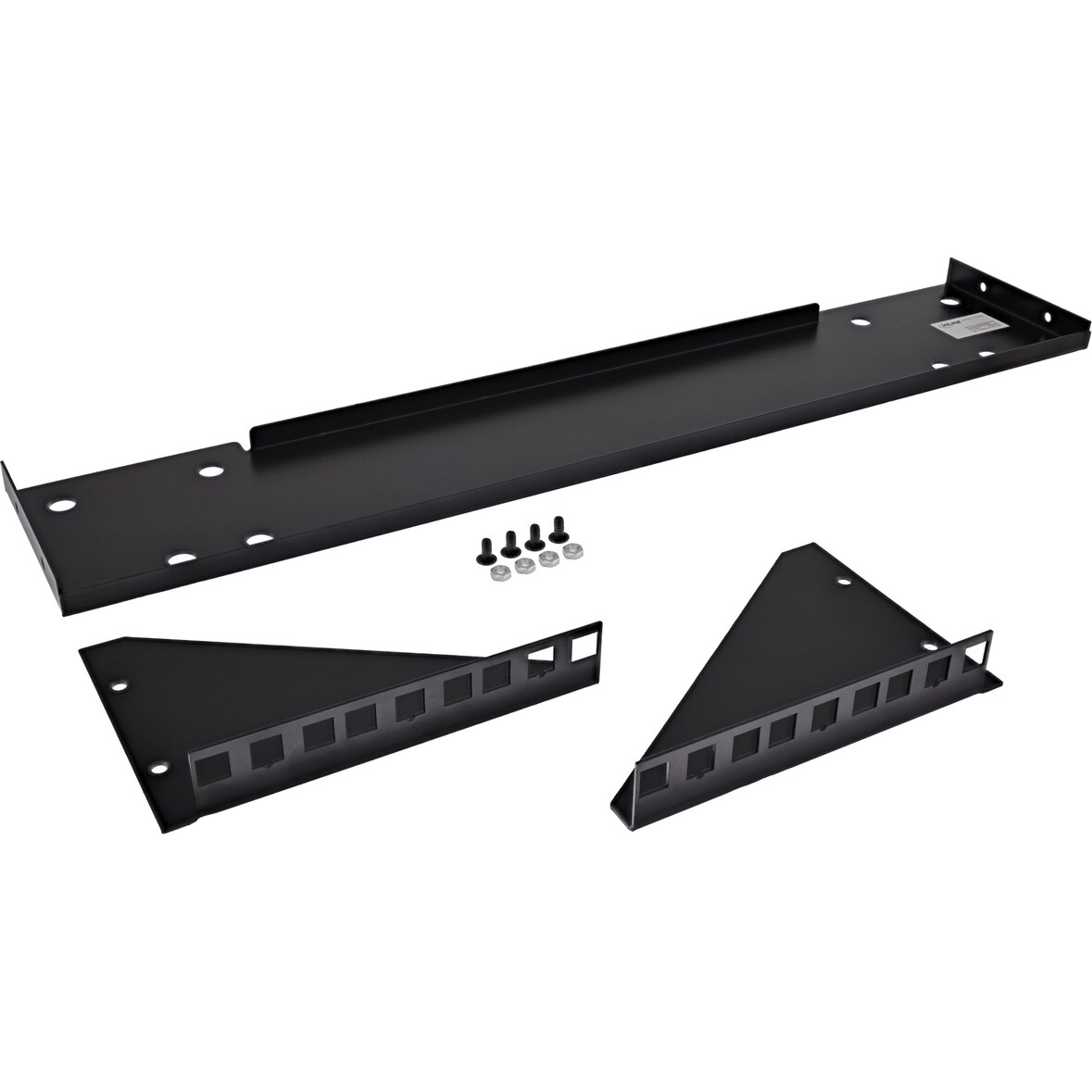 InLine® 19" Rack zur Untertisch-Montage, 3HE, schwarz