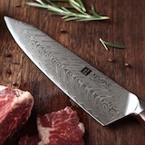 thumbnail of XinZuo - Juego de cuchillos Damasco de 15 piezas - Serie B27 Yi