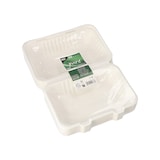 thumbnail of 25 Menüboxen, Zuckerrohr `pure` ungeteilt 7,9 cm x 15,5 cm x 23 cm weiss