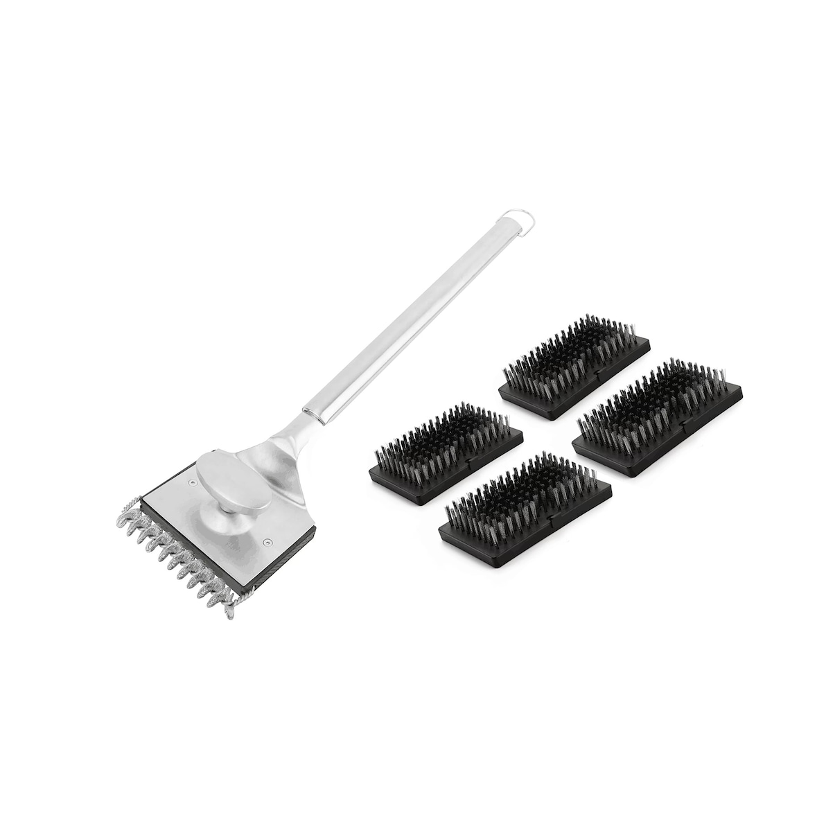 METRO PROFESSIONAL Brosse à barbecue, acier inoxydable/plastique, 55.5 cm, noir