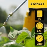 thumbnail of 5L elektrische sproeier, 3,7V / 2,6Ah lithiumbatterij tuinplantensproeier + STANLEY telescopische lans
