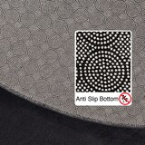 thumbnail of Teppich Wohnzimmer Einfarbig Pflegeleicht Waschbar Schlafzimmer OEKO-TEX Rund Schwarz 160x160 cm Schadstoffgeprüft – LECH von Kadima Design