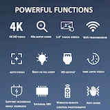 thumbnail of Caméscope Numérique 4K 40X Zoom Écran Tactile 3.0 Pouces WiFi Stabilisation YONIS