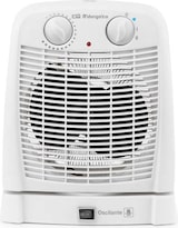 thumbnail of Orbegozo calefactor compacto FH 7001, 2 niveles de calor, función ventilador, apto para baño: IP 21, oscilante, temperatura ajustable, 2000 W