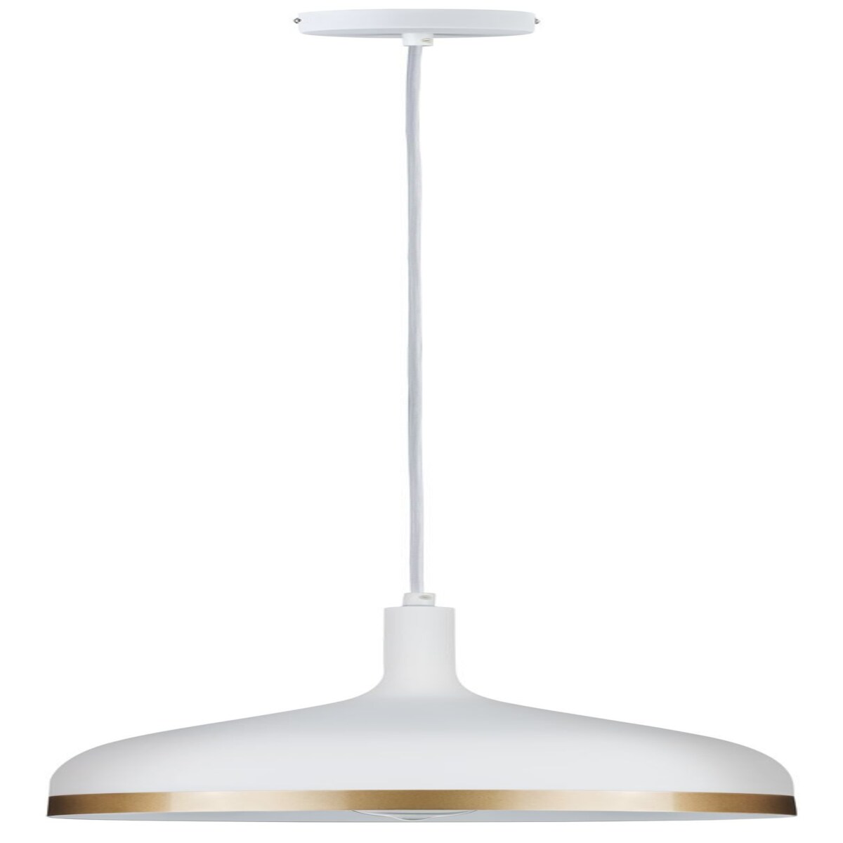 Paulmann Neordic Pendelleuchte Embla E27 max. 20W Weiß matt Gold dimmbar Metall 79628