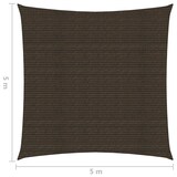 thumbnail of Toldo de vela HDPE marrón 160 g/m² 5x5 m