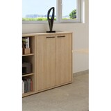 thumbnail of Matelpro - Armoire basse de bureau contemporaine chêne sable Lexos - Moderne & Design -Chêne sable -  -Types de portes: Battantes