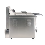 thumbnail of Romux® Friteuse À Gaz Naturel Professionnelle 18+18 Litres Double de Table | Friteuse en Acier Inoxydable avec Robinet de Vidange 24000 W