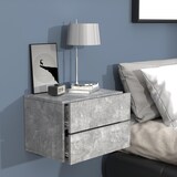 thumbnail of VCM Nachttisch Usal Beton-Grau H. 30 x B. 45 x T. 32 cm