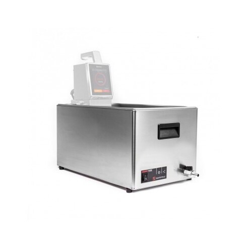 Banheira melhorada Sammic 28P para SmartVide X/XL | 28L, aço inoxidável, acelera o aquecimento de água