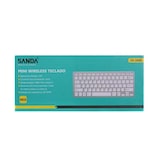 thumbnail of Teclado mini en español letra Ñ para ordenador PC movil tablet inalambrico Sanda