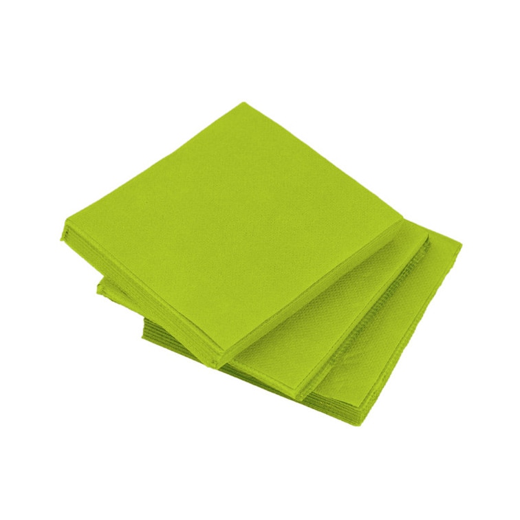 MONOUSO - Double Point Cocktail Servet pistache 20x20cm 2C (3.240 stuks)