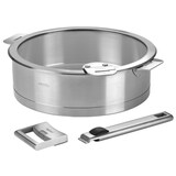 thumbnail of Poignée plate amovible en inox brossé bouton silicone