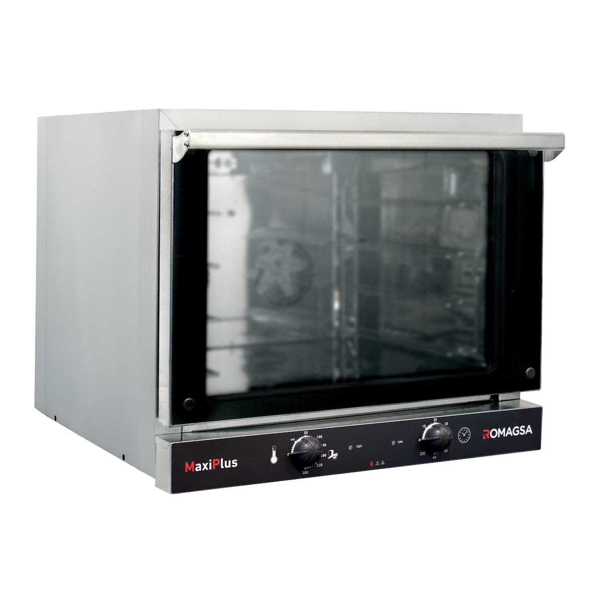 Horno convección eléctrico 4 bandejas 48×34 o GN1/1 MAXI PLUS + GRILL SERIE SNACK ROMAGSA