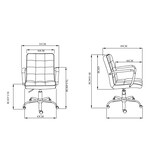 thumbnail of Silla de oficina con asiento color Negra. Modelo Isabella